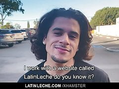 Latino Fanboy Sucks A Cameramans Cock