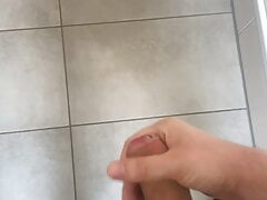 Cum on Bath Floor after 1 Week