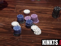 Loser Mike Panic has to bet his body for TS Kendra Sinclaires pleasure