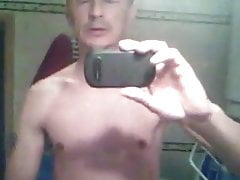Guy jerks and cum
