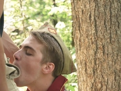 James Blond and Jay Stryker: fuck outside