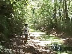 Hot twink adventures in the woods
