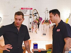 Hunk Mechanics Smash & Blow Their Loads - Carter Woods, Jayden Marcos - FULL SCENE - ASGmax