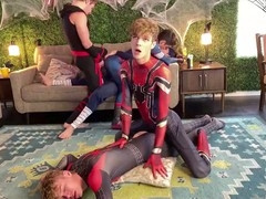 Wild fuck-fest adventures with heroes Harley Xavier, Seth Peterson, and Calvin Banks