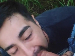 Rica Mamada en el parque haciendo Cruising