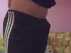 Athletic straight guy gets coated in jizz from a massive cock!