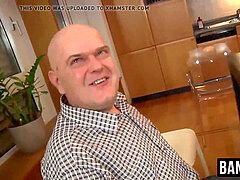 beautiful bare cleaner gets his donk serviced