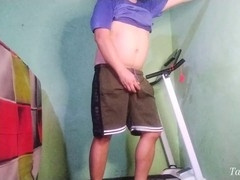 Sweat, masturbation, mature