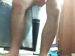 Masturbating and licking my pee with my tongue