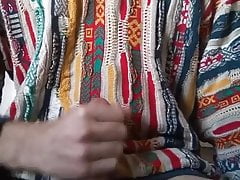 Stroking my big cock