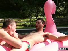 Get ready for a wild ride with a big dicked guy and his cum-hungry slut