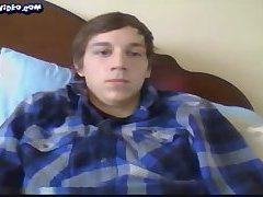 Shy Twink whit Cock and Ball Jerking on Cam