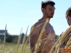 Watch as Muscle Son-in-law Buttfuck Romp with a cum-filled anal surprise