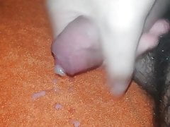 Hot cumshot while home alone