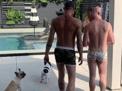 four Way Fist/Fuck: Hefty C, Jared, Chad Hit, & Scruffymuscle Part 1