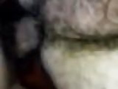 Hairy slut gets fucked bareback