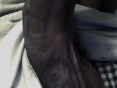 Big black cock hanging out shorts and underwear big balls hanging low Pt.2