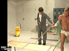 lustful gays ravage in the office