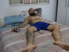 Gay-masturbation, muscle, macho
