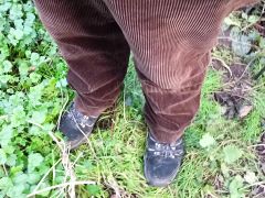 Public Cruising, Pissing in the Woods Wearing Cords - Rockard Daddy