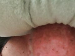 Senior grandpa sucks me off at his house, no dentures