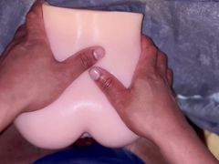 Fucking Sex Doll Leads To Messy Moaning Cumshot
