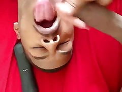 Nut On His Face