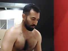 Ultra-Kinky in the gym loocker apartment