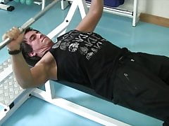 Rick jerks and shows off his tight tight nutsac
