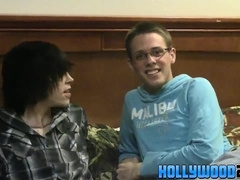 Tyler and Taylor having a load at a soiree in Hollywood