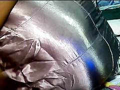 satin ass stroking