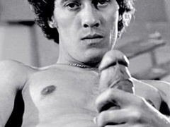 Stud named Big John jerking off on a bike