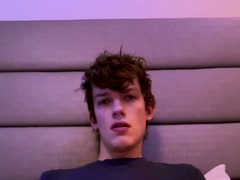 Thick youngster hard-on caked in jizz