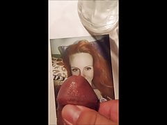 Cum tribute for amazing PrcinkaSub89's printed face