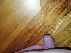 Sperma auf dem Tisch Spritzen