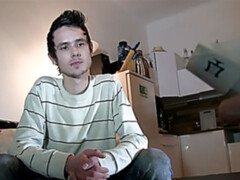 Debt-ridden hottie takes that huge load on  his face