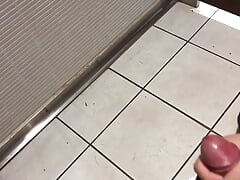 Fun in the public restroom