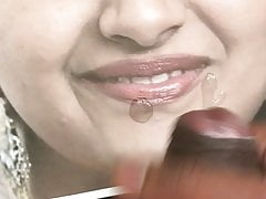 Keerthi suresh closeup face cumtribute