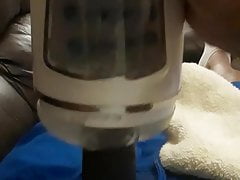 Alex try new Men's Massage Cup and cum