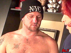 long haired red-haired emo anal fucks tattooed hunky homo