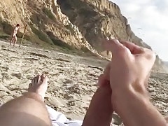 JO on beach