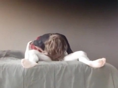 Amateur bareback with a big cock for a homemade crossdresser