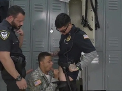 Gay sexy hunk police man Valor