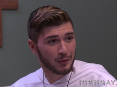 Young priest gets his ass licked before anal intrusion