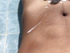 Indonesian boy bigdick muscle jerk in bathroom