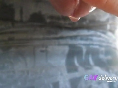 Beautiful cum flow swallowed up close 5