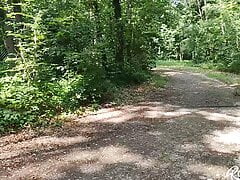 Left clothes and walked the trail naked