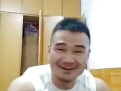 Asian bodybuilder