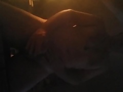 Fat man cums
