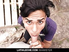 LatinLeche - Latino Gets Barebacked Outdoors